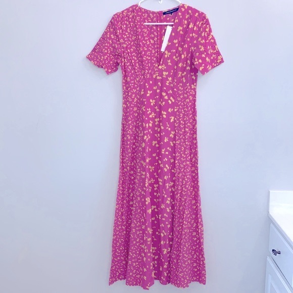 FRENCH CONNECTION Bonita  Maxi Dress-pink - Picture 6 of 13